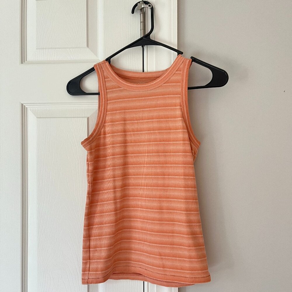 *Madewell* Westville Ribbed Tank Top | Peach Sweet Tulip Color | XXS | EUC - Picture 4 of 13